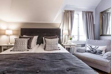 Фото номера Двухместный номер с 1 кроватью Отель Bridget Inn г. Наантали 9